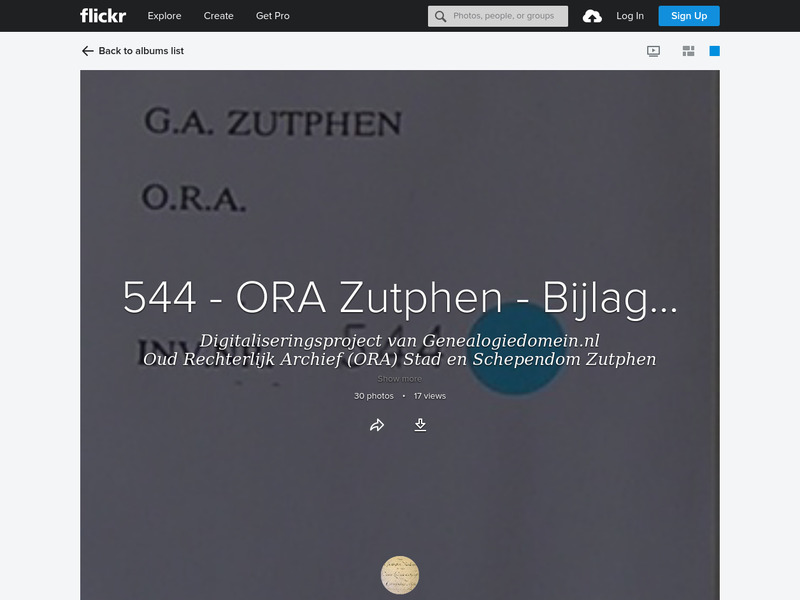 Screenshot van website