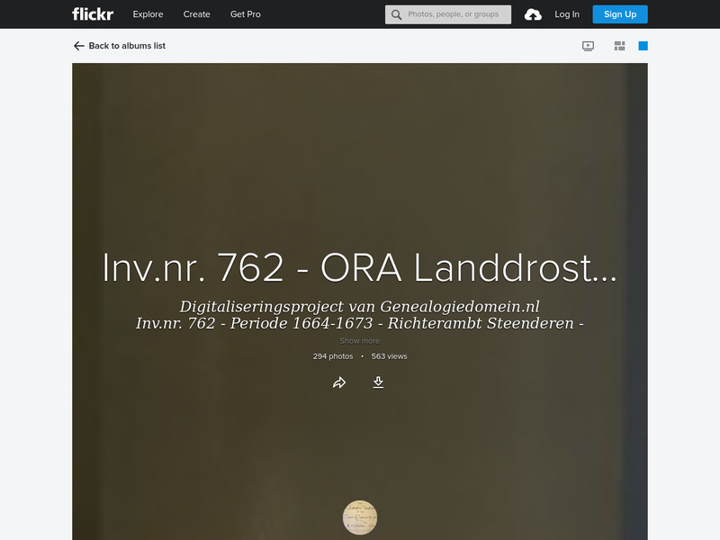 Screenshot van website