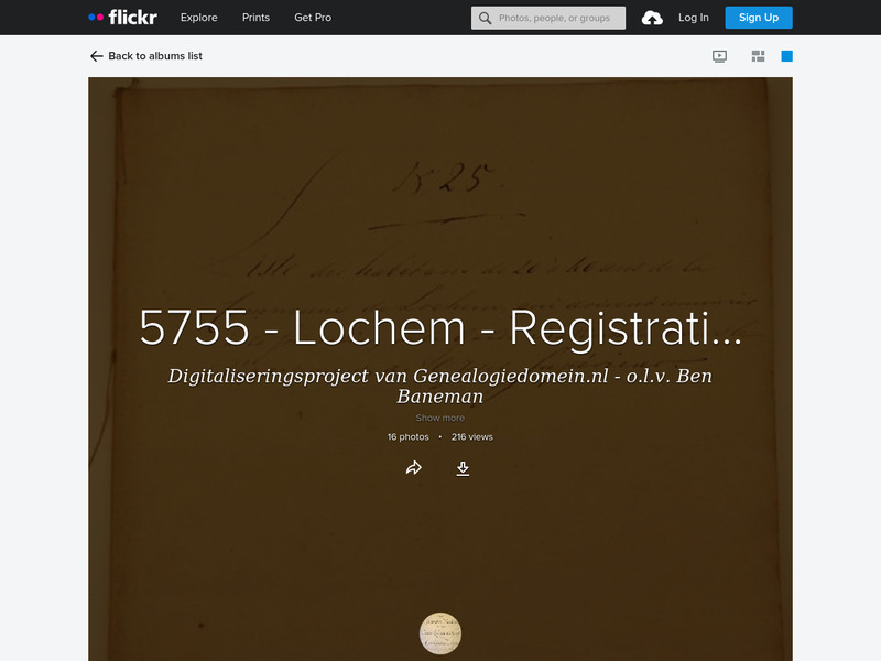 Screenshot van website