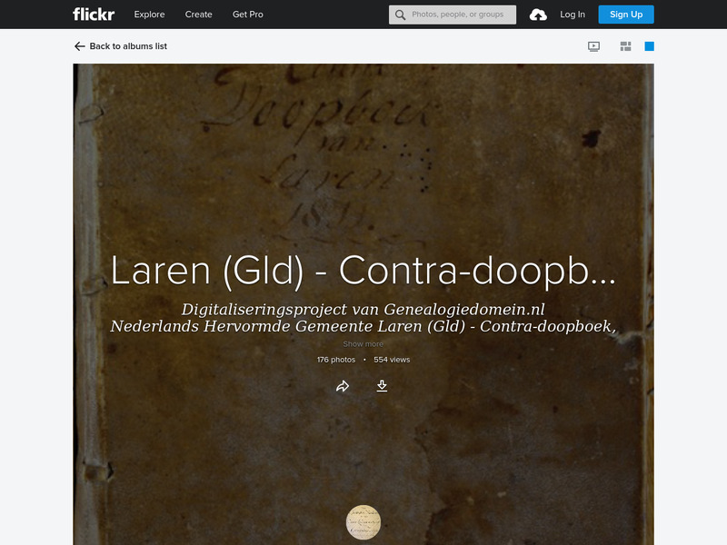 Screenshot van website