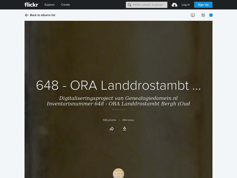 Screenshot van website