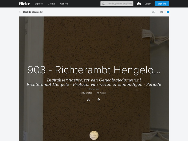 Screenshot van website