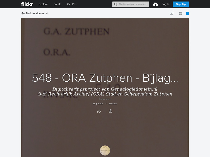Screenshot van website