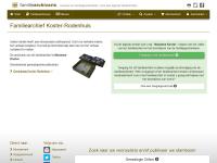 Screenshot van website