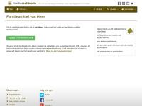 Screenshot van website