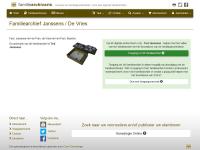 Screenshot van website