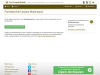 Screenshot van website