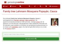 Screenshot van website