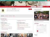 Screenshot van website