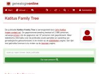 Screenshot van website