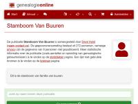 Screenshot van website