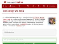 Screenshot van website