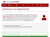 Screenshot van website