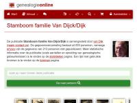 Screenshot van website