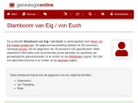 Screenshot van website