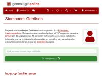 Screenshot van website