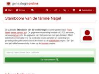 Screenshot van website