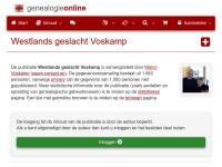 Screenshot van website