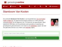 Screenshot van website