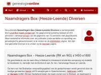 Screenshot van website