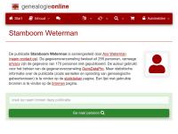 Screenshot van website