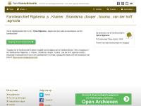 Screenshot van website