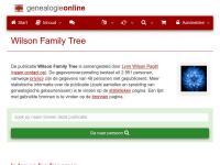 Screenshot van website