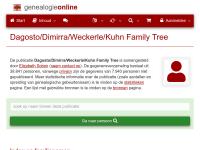 Screenshot van website