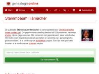 Screenshot van website