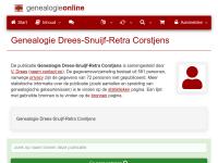 Screenshot van website