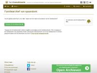 Screenshot van website