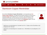 Screenshot van website