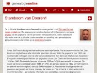 Screenshot van website