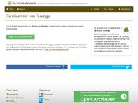 Screenshot van website