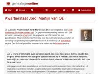 Screenshot van website