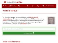 Screenshot van website