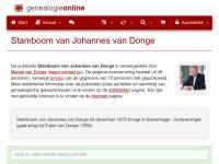 Screenshot van website