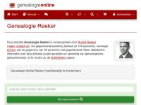 Screenshot van website