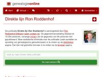 Screenshot van website