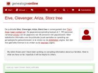 Screenshot van website