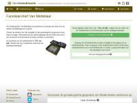 Screenshot van website