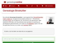 Screenshot van website