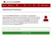 Screenshot van website