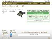 Screenshot van website
