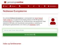 Screenshot van website