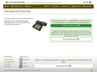 Screenshot van website