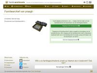 Screenshot van website