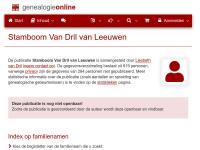 Screenshot van website