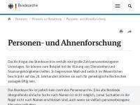 Screenshot van website