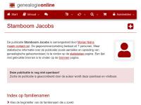 Screenshot van website